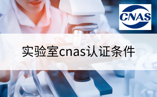 实验室cnas认证条件