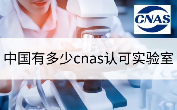 中国有多少cnas认可实验室